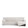 Funda para chaise longue de brazo corto derecho Eysa JAZ Blanco 120 x
