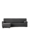 Funda para chaise longue de brazo corto izquierdo Eysa JAZ Gris oscuro