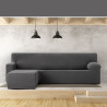 Funda para chaise longue de brazo corto izquierdo Eysa JAZ Gris oscuro