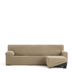 Funda para chaise longue de brazo corto derecho Eysa JAZ Beige 120 x 1