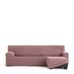 Funda para chaise longue de brazo corto derecho Eysa JAZ Rosa 120 x 12