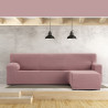 Funda para chaise longue de brazo corto derecho Eysa JAZ Rosa 120 x 12