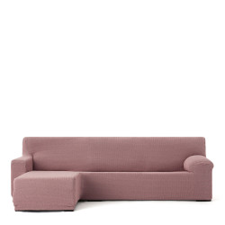 Funda para chaise longue de brazo corto izquierdo Eysa JAZ Rosa 120 x