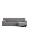 Funda para chaise longue de brazo corto derecho Eysa JAZ Gris 120 x 12