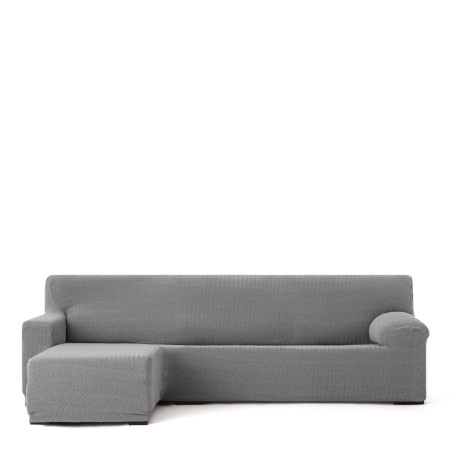 Funda para chaise longue de brazo corto izquierdo Eysa JAZ Gris 120 x