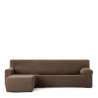 Funda para chaise longue de brazo corto izquierdo Eysa JAZ Marrón 120