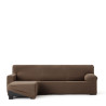 Funda para chaise longue de brazo corto izquierdo Eysa JAZ Marrón 120
