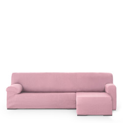 Funda para chaise longue de brazo corto derecho Eysa ULISES Rosa Rosa