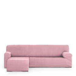 Funda para chaise longue de brazo largo izquierdo Eysa ULISES Rosa Ros