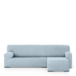 Funda para chaise longue de brazo corto derecho Eysa ULISES Celeste 11