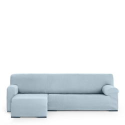 Funda para chaise longue de brazo largo izquierdo Eysa ULISES Celeste