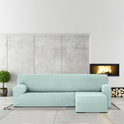 Funda para chaise longue de brazo corto derecho Eysa ULISES Aguamarina
