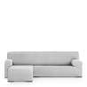 Funda para chaise longue de brazo corto izquierdo Eysa ULISES Gris Per