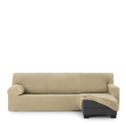 Funda para chaise longue de brazo corto derecho Eysa THOR Beige 110 x