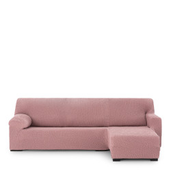 Funda para chaise longue de brazo corto derecho Eysa THOR Rosa 110 x 1
