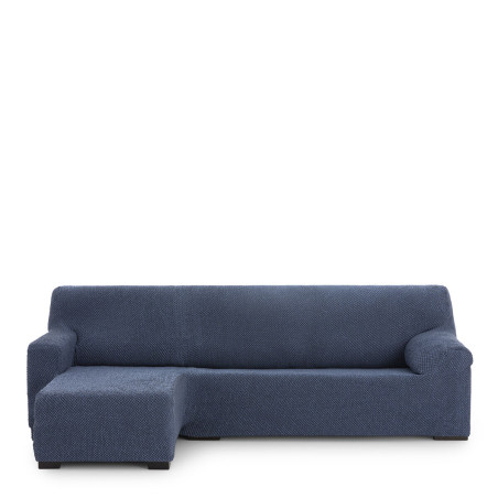 Funda para chaise longue de brazo corto izquierdo Eysa THOR Azul 110 x