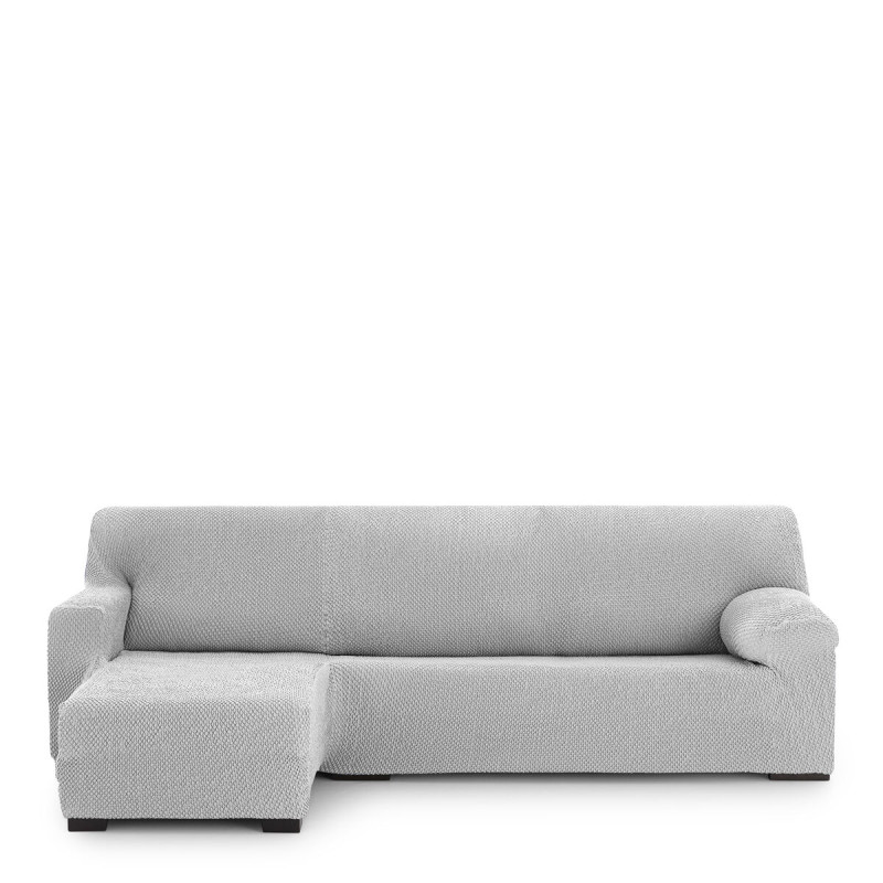 Funda para chaise longue de brazo corto izquierdo Eysa THOR Gris 110 x