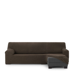 Funda para chaise longue de brazo corto derecho Eysa THOR Marrón 110