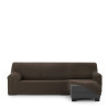 Funda para chaise longue de brazo corto derecho Eysa THOR Marrón 110