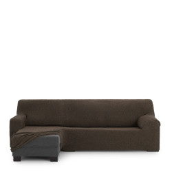 Funda para chaise longue de brazo corto izquierdo Eysa THOR Marrón 11