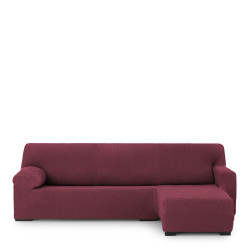 Funda para chaise longue de brazo corto derecho Eysa THOR Burdeos 110