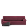 Funda para chaise longue de brazo corto izquierdo Eysa THOR Burdeos 11