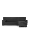 Funda para chaise longue de brazo corto derecho Eysa THOR Gris oscuro