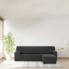 Funda para chaise longue de brazo corto derecho Eysa THOR Gris oscuro