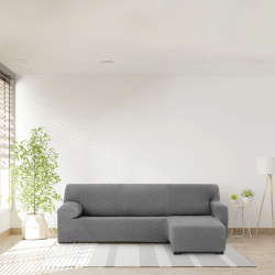 Funda para chaise longue de brazo corto derecho Eysa THOR Gris oscuro