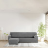 Funda para chaise longue de brazo corto izquierdo Eysa THOR Gris oscur