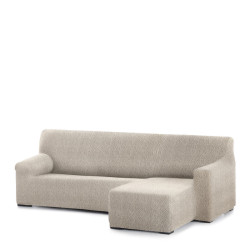 Funda para chaise longue de brazo corto derecho Eysa ROC Blanco 120 x