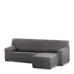 Funda para chaise longue de brazo corto derecho Eysa ROC Gris oscuro 1