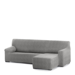Funda para chaise longue de brazo corto derecho Eysa ROC Gris claro 12