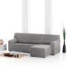 Funda para chaise longue de brazo corto derecho Eysa ROC Gris claro 12