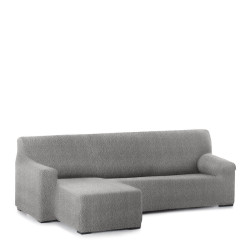 Funda para chaise longue de brazo corto izquierdo Eysa ROC Gris claro
