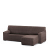 Funda para chaise longue de brazo corto derecho Eysa ROC Marrón 120 x