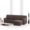 Funda para chaise longue de brazo corto derecho Eysa ROC Marrón 120 x