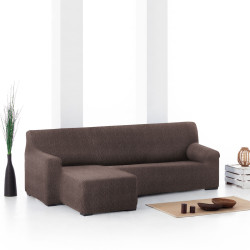 Funda para chaise longue de brazo corto izquierdo Eysa ROC Marrón 120