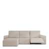 Funda para chaise longue de brazo corto izquierdo Eysa JAZ Beige 120 x
