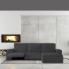 Funda para chaise longue de brazo corto derecho Eysa JAZ Gris oscuro 1