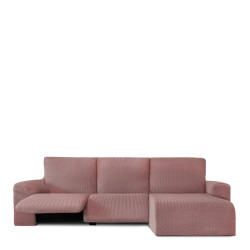 Funda para chaise longue de brazo corto derecho Eysa JAZ Rosa 120 x 12