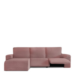 Funda para chaise longue de brazo corto izquierdo Eysa JAZ Rosa 120 x