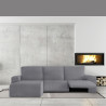 Funda para chaise longue de brazo corto izquierdo Eysa JAZ Gris 120 x