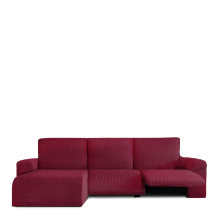 Funda para chaise longue de brazo corto izquierdo Eysa JAZ Burdeos 120