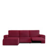 Funda para chaise longue de brazo corto izquierdo Eysa JAZ Burdeos 120