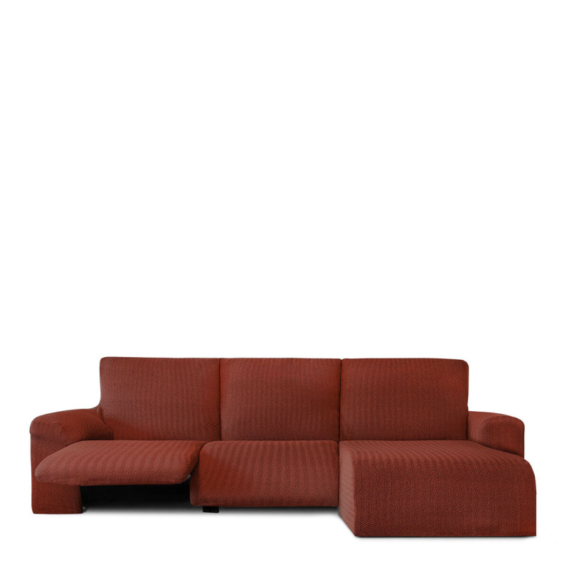 Funda para chaise longue de brazo corto derecho Eysa JAZ Rojo Oscuro 1