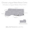 Funda para chaise longue de brazo corto izquierdo Eysa ROC Blanco 120