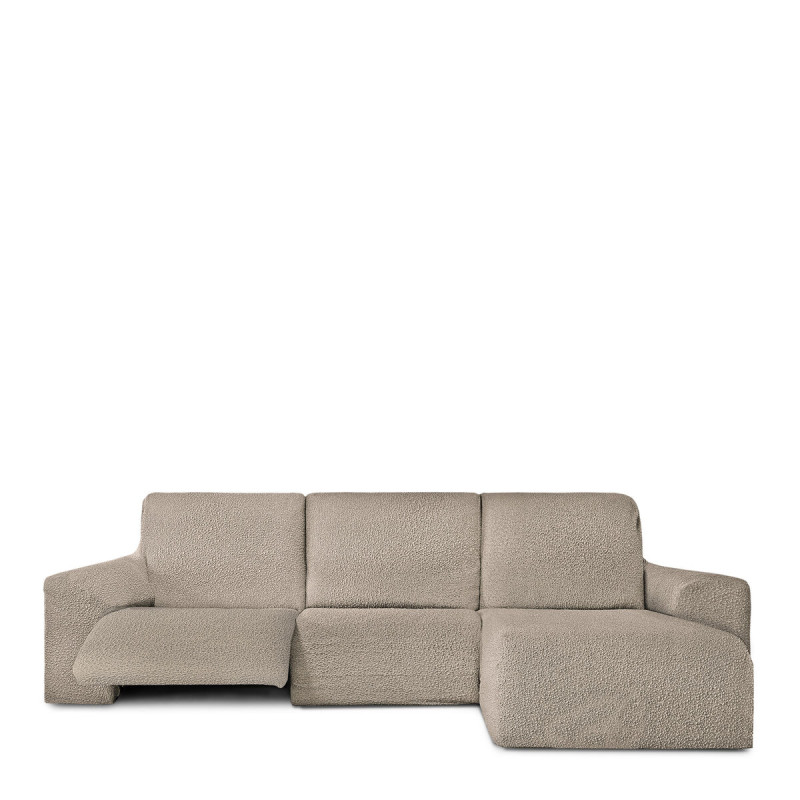 Funda para chaise longue de brazo corto derecho Eysa ROC Marrón claro Funda para chaise longue de brazo corto derecho Eysa ROC Marrón claro