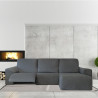 Funda para chaise longue de brazo corto derecho Eysa ROC Gris oscuro 1