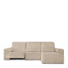 Funda para chaise longue de brazo corto derecho Eysa ROC Beige 120 x 1
